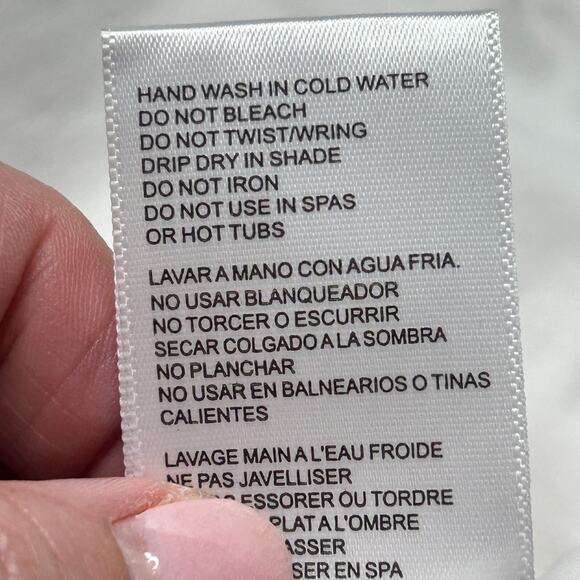 Michael Michael Kors One Piece Zip-Trim Cutout Swimsuit MM3P010 Women 4 NWT FLAW - Picture 9 of 10